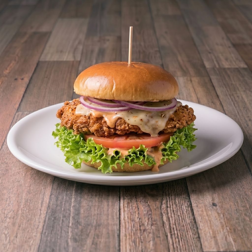 Spicy Fried Chicken Sandwich.