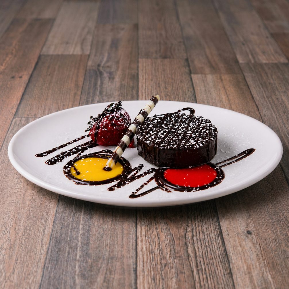 Flourless Chocolate Cake.