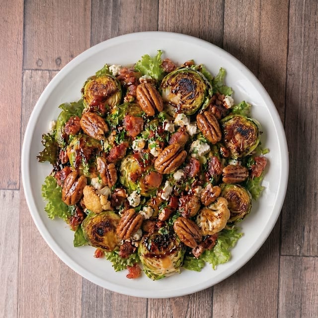 Hot Honey Brussel Sprouts.