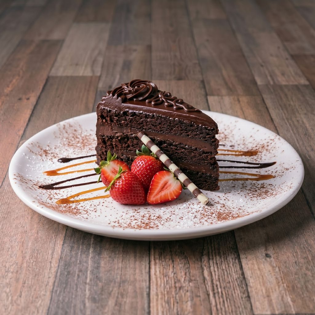 Chocolate Fudge Cake.