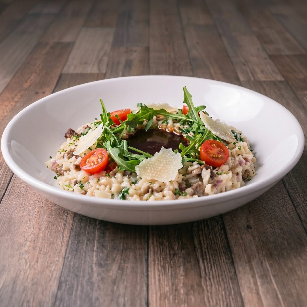 Filet Tip Risotto.
