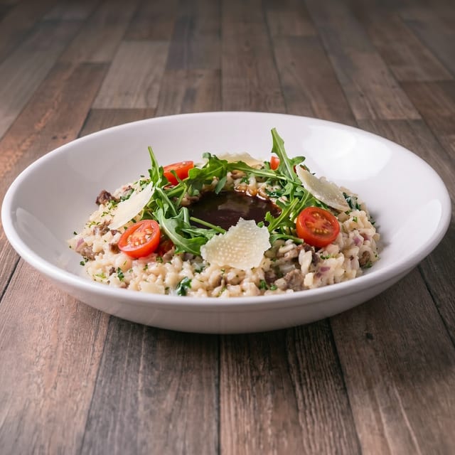 Filet Tip Risotto.