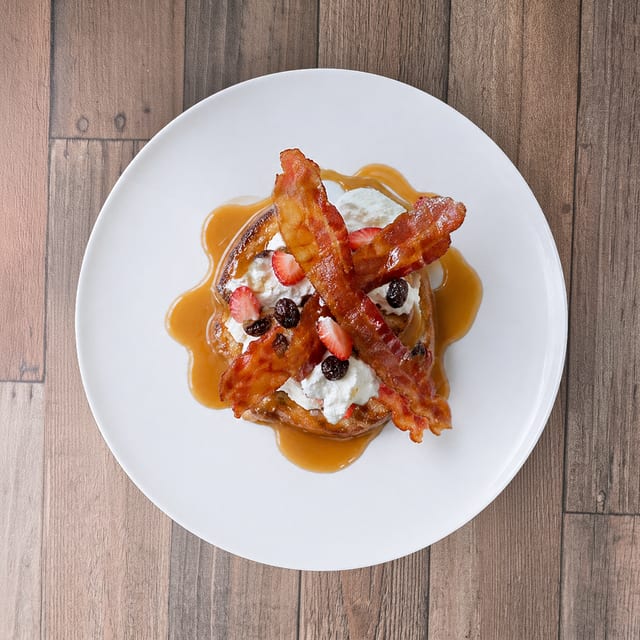 Bacon Stuffed French Toast.