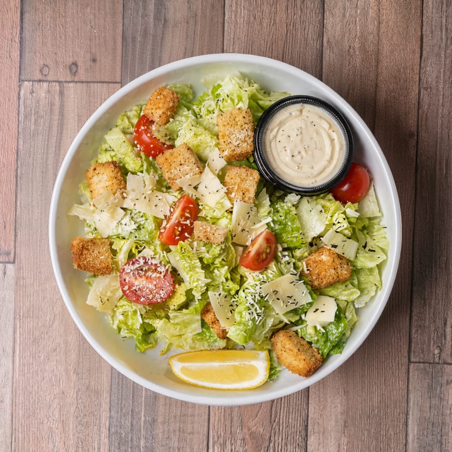 Half Caesar Salad.