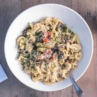 Wild Mushroom Trottole Pasta