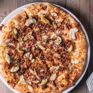 Bacon Pickle Pizza