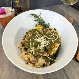 Mushroom Chicken Risotto