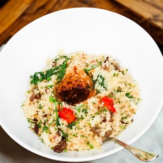 Risotto W/Filet tips