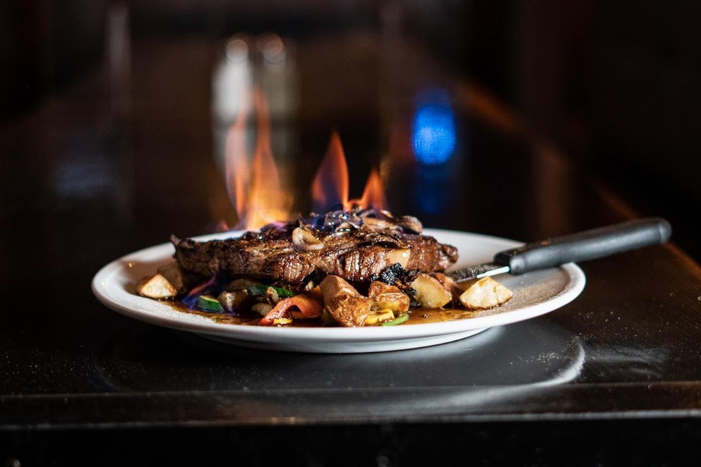 FLAMING RIBEYE