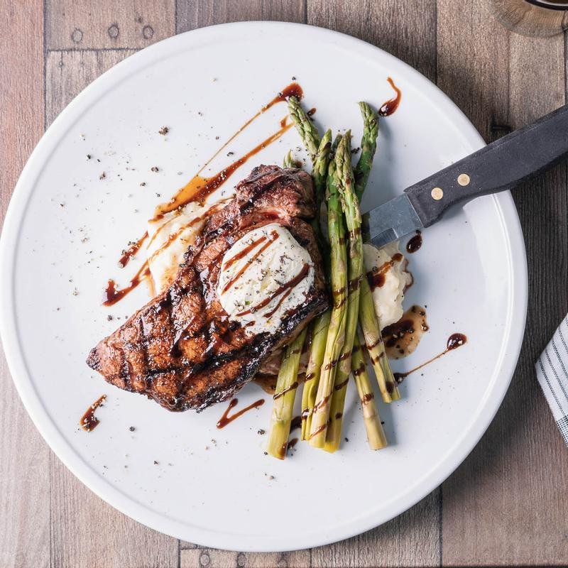 PRIME ROASTED GARLIC NY STEAK