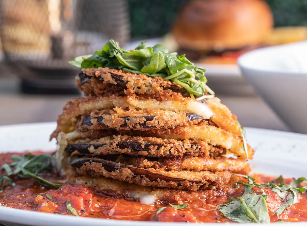 EGGPLANT PARMESAN STACK